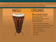 Tablet Screenshot of newworlddrums.com